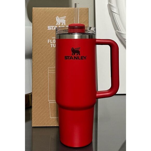 Stanley Quencher H2.0 FlowState 30oz Tumbler- LAVA/ CELEBRATION RED - Picture 1 of 5